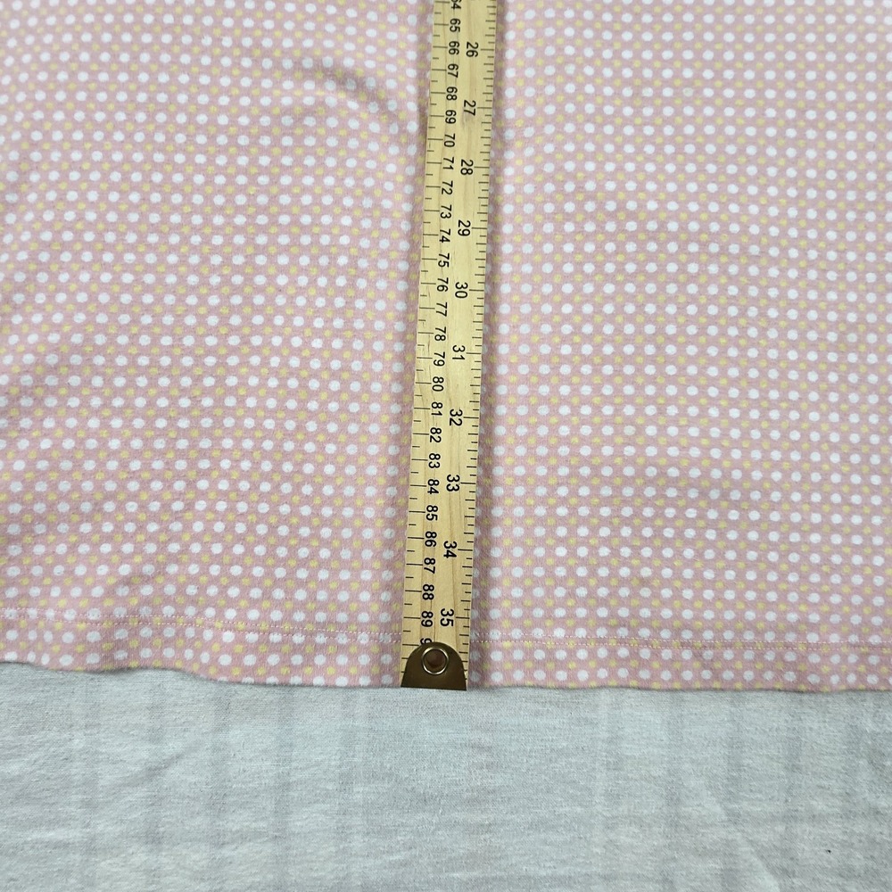 LL Bean Womens Nightgown Sleeveless Cottagecore Prairie Pintuck Pink Polkadots L - Picture 5 of 7